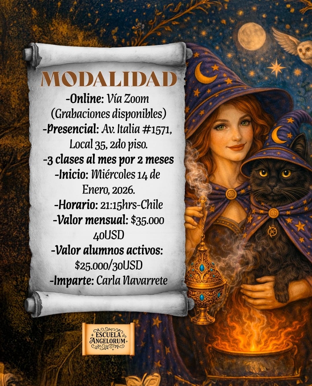 modalidad sahumerios